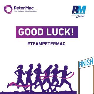 Good luck to all our #TeamPeterMac champions pounding the pavement at Run Melbourne this Sunday! We can’t wait to cheer you on. 💪 #runmelbourne